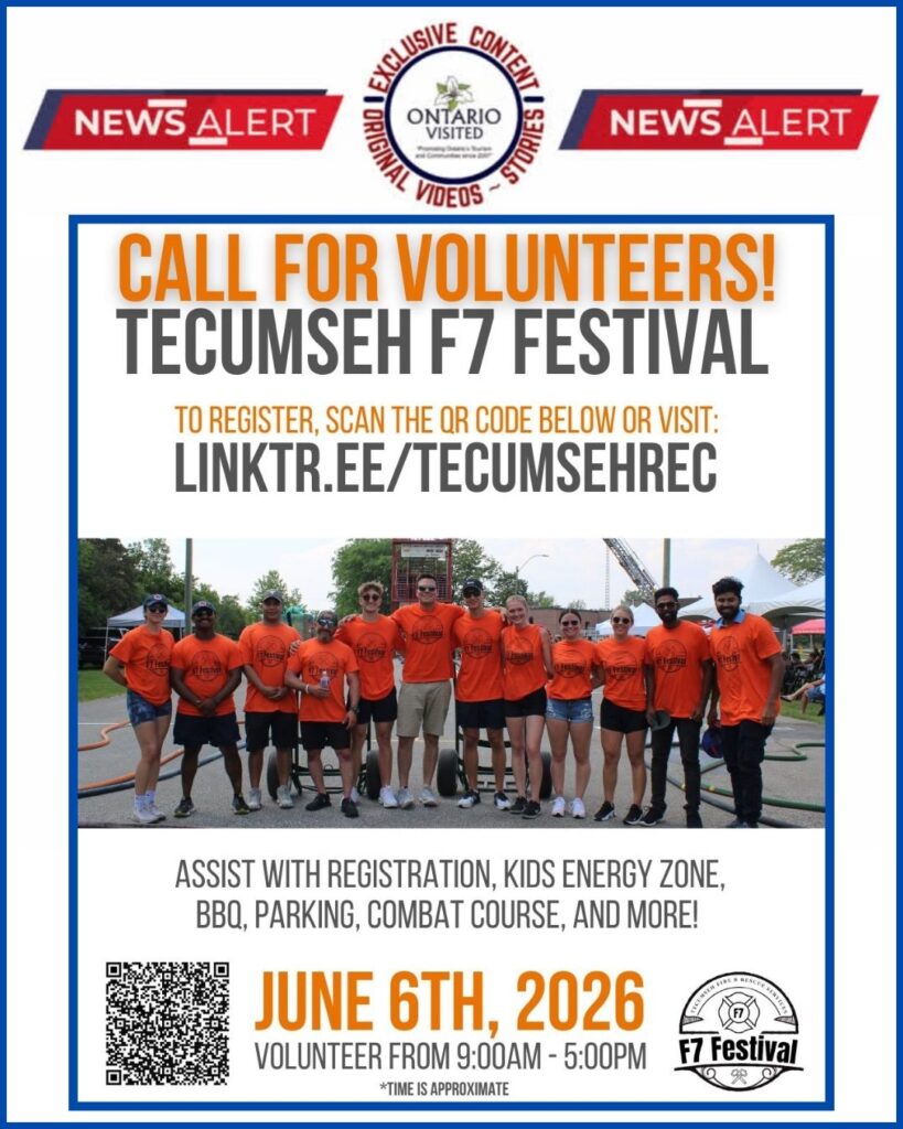Tecumseh F7 Festival - Call for Volunteers