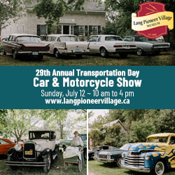 29th Transportation Day Car Motorcycle Show Lang Pioneer Village