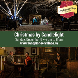 Christmas by Candlelight Lang Pioneer Village Museum 2026