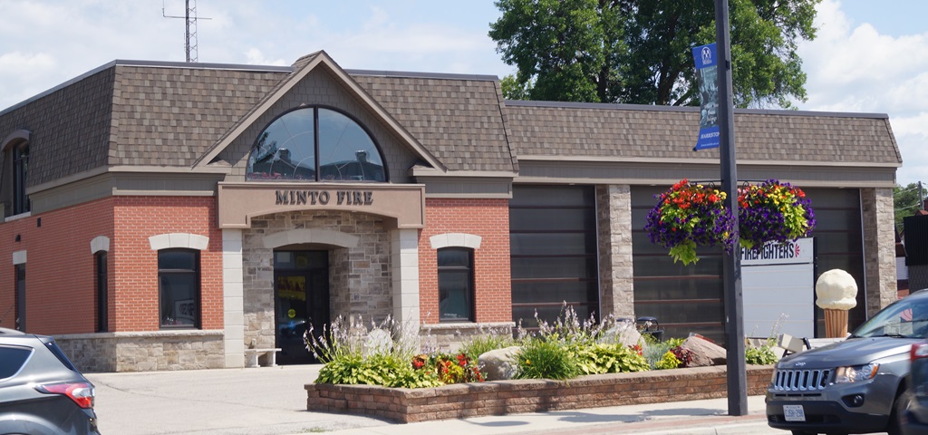 Minto Fire Hall in Harriston