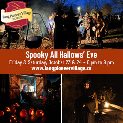 Spooky All Hallows’ Eve Lang Pioneer Village Museum 2026