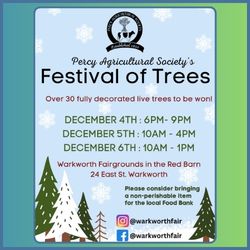 Percy Agricultural Society Festival of Trees 2026