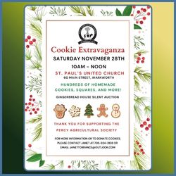 Cookie Extravaganza Percy Agricultural Society 2026