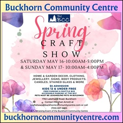 Spring Craft Show Buckhorn Community Centre 2026