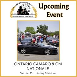LAS Lindsay Fairgrounds Ontario Camaro and GM Nationals 2026