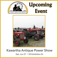 Lindsay Fairgrounds Kawartha Antique Power Heritage Show 2026