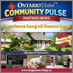 Lang Pioneer Village Museum welcomes you all season long!