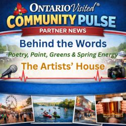 The Artists’ House – Behind the Words — Poetry, Paint, Greens & Spring Energy