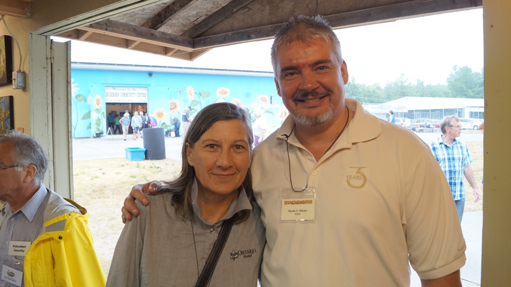 Judi McWilliams with Derek Wicks