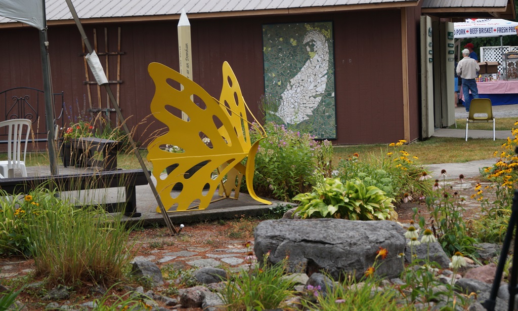 Buckhorn Community Centre Butterfly garden