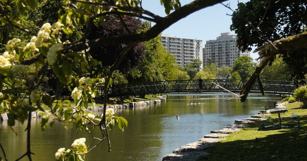Victoria Park view of Downtown
