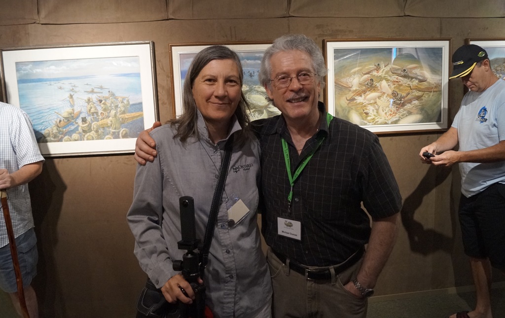 Judi McWilliams with Michael Dumas