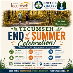 Say Goodbye to Summer at Tecumseh’s End of Summer Celebration!