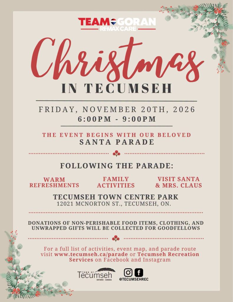 Christmas in Tecumseh Program