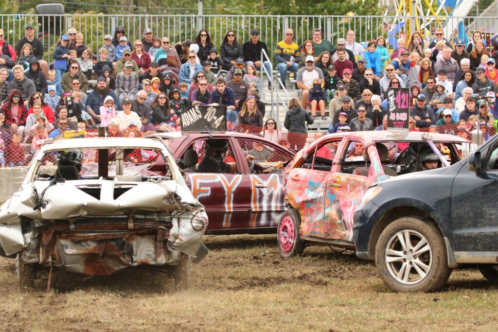 Demolition Derby at the Forest Fall Fair