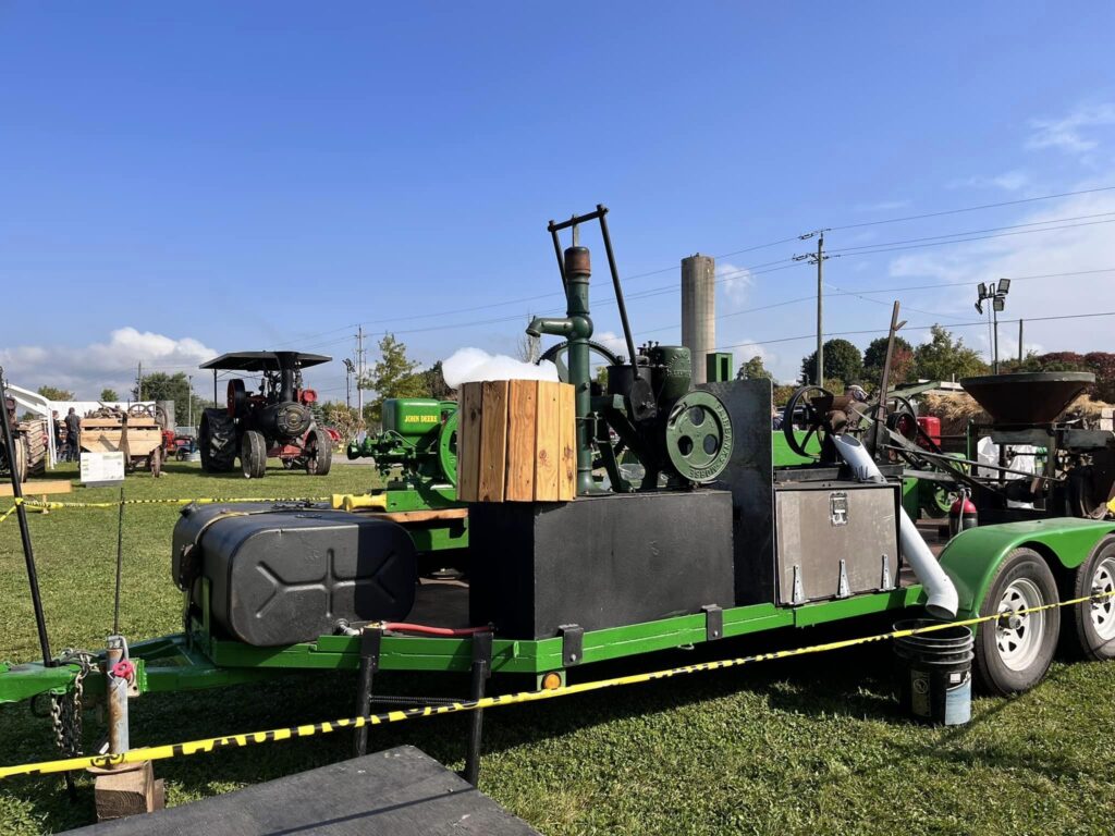 Classic farm equipment at the Ancaster Fair