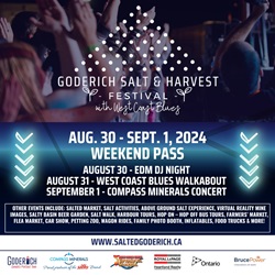 Goderich Salt and Harvest Festival News – Three Nights of music