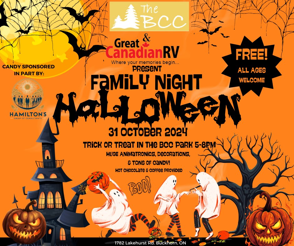 Family Night Halloween at the Buckhorn Community Centre