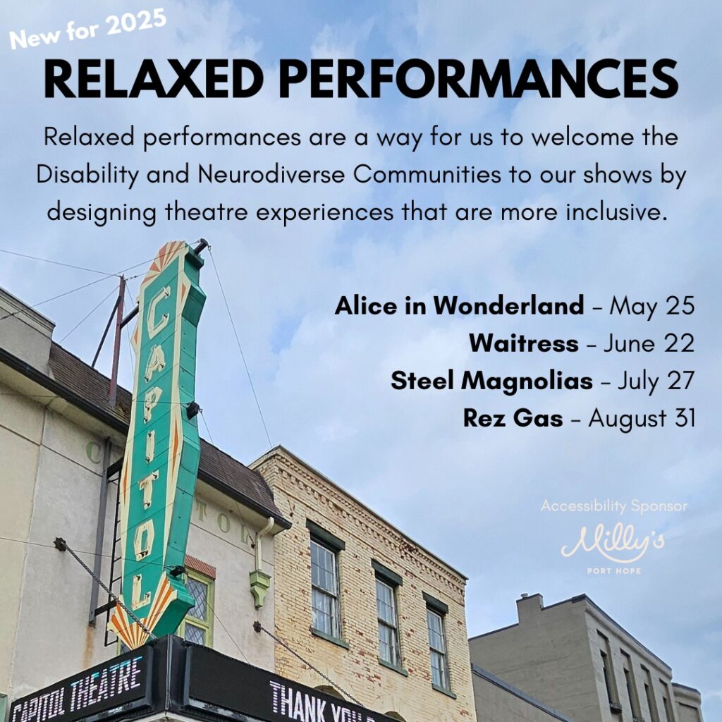 Capitol Theatre - Relaxed Performances