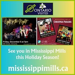 Christmas Weekend in Mississippi Mills is COMING SOON!