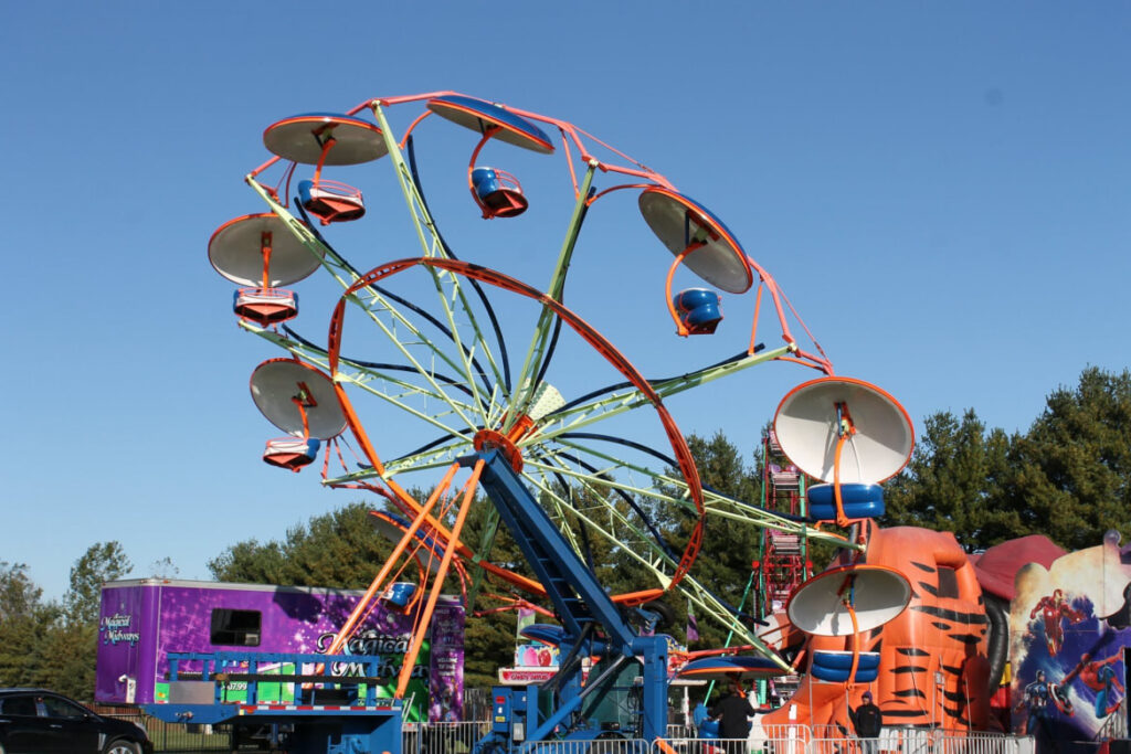 Midway ride at the Dorchester Fair