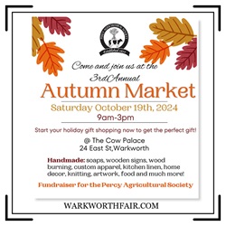 Autumn Vendor Market Warkworth Fairgrounds 2024