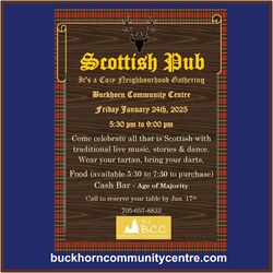 Scottish Pub at Buckhorn Community Centre 2025