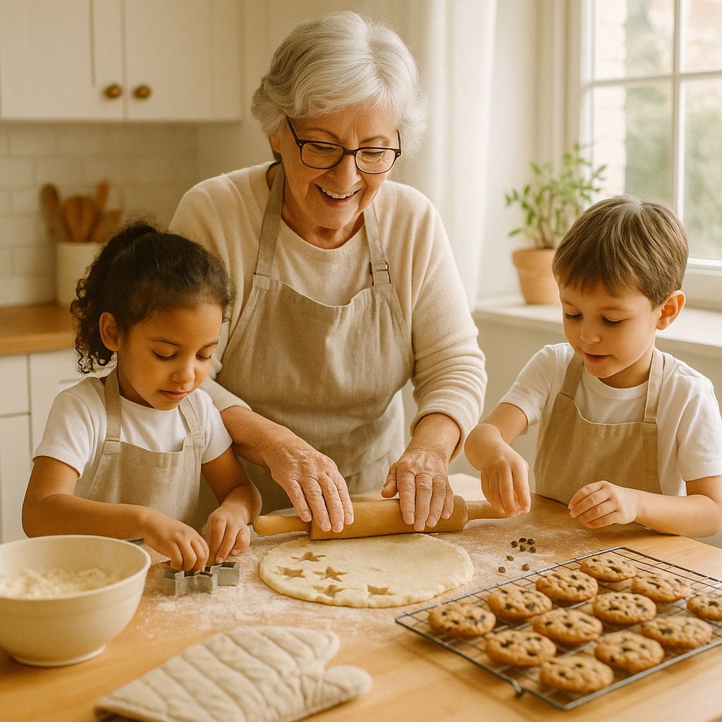 Grandparents Day - Baking in the Kitchen