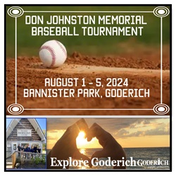 Explore Goderich Don Johnston Memorial Baseball Tournament 2024