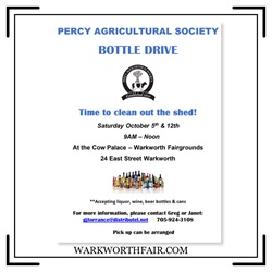 Percy Agricultural Society Bottle Drive Warkworth October 2024
