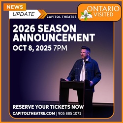 2026 Season Launch Capitol Theatre Port Hope