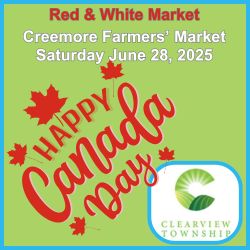 Red and White Market Creemore Farmers’ Market 2025