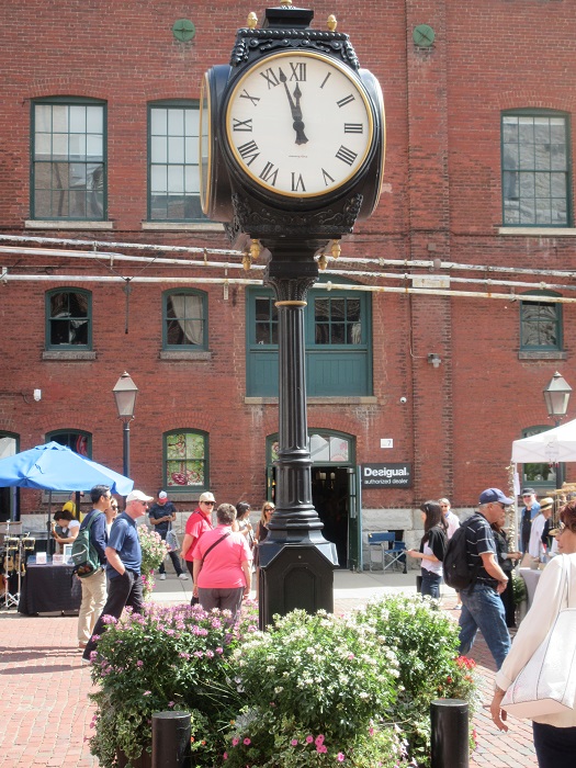 Time at the Distillery District