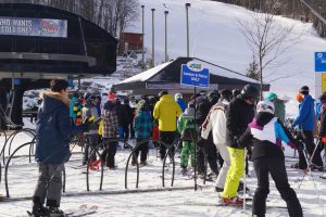Skiing at the Ontario's Blue Mountain Resort