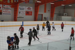 Building community spirit through ice hockey