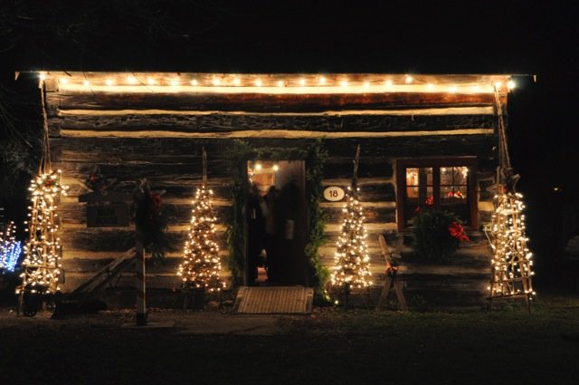 Drive Through Night at the Kawartha Festival of Trees