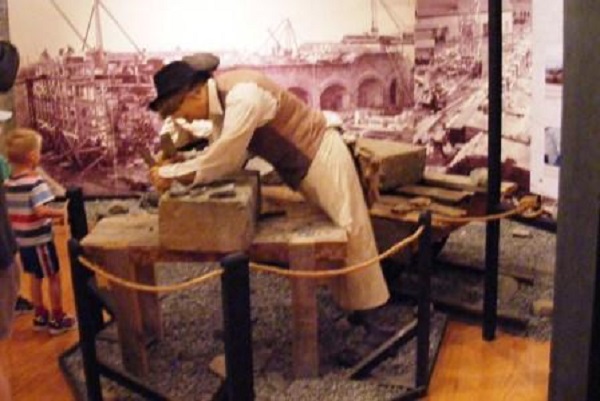 A museum display