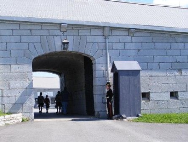 Entering the upper part of Fort Henry
