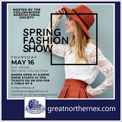 Spring Fashion Show Fundraiser Collingwood Agricultural Society