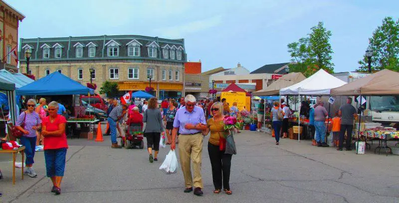 Strolling at the Goderich Farmers Market