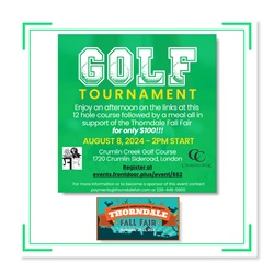Thorndale Agricultural Society Golf Tournament Fundraiser 2024