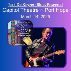 Jack De Keyzer Blues Powered at Capitol Theatre