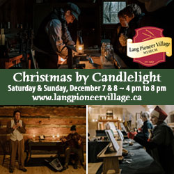 Christmas by Candlelight Lang Pioneer Village Museum 2024