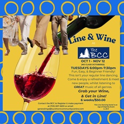 Line and Wine at the Buckhorn Community Centre 2024