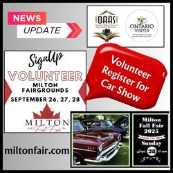 Be part of the Milton Fall Fair …