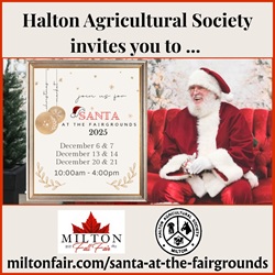 Santa at the Fairgrounds Milton 2025