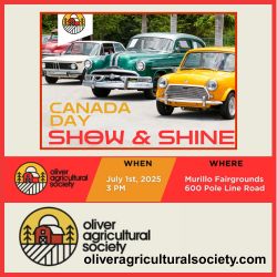 Canada Day Show Shine Oliver Agricultural Society 2025