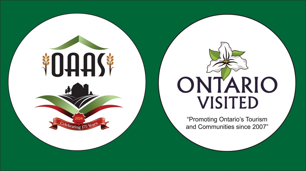 Ontario Association of Agricultural Societies and Ontario Visited Logos _ Ontario Visited Event News