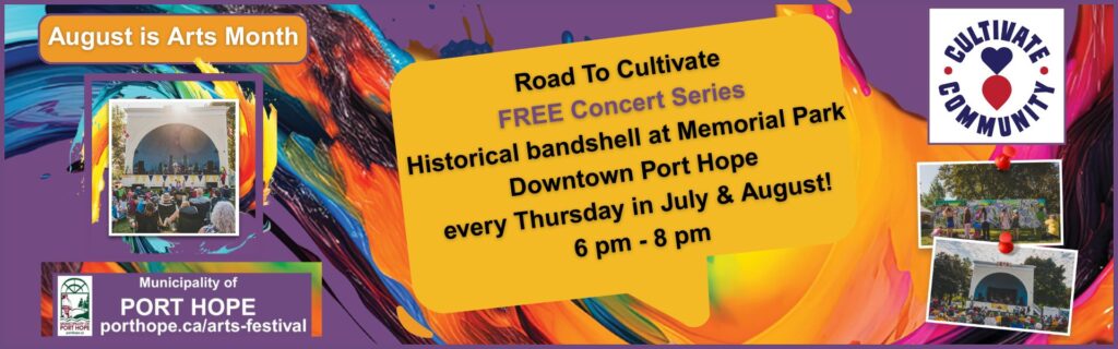 Port Hope Arts Month - Cultivate FREE Concert Series