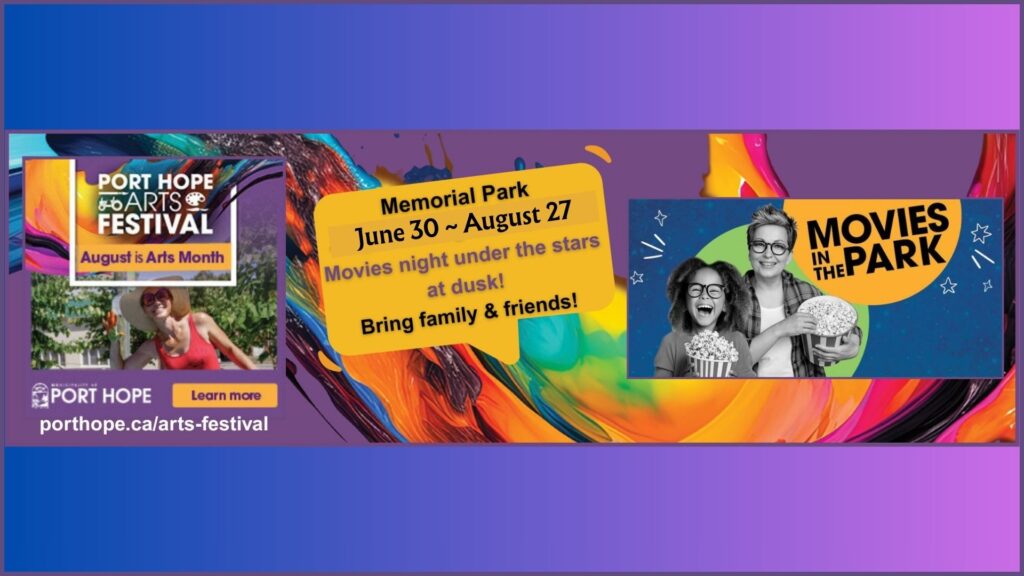 Port Hope Arts Month - Movies in the Park